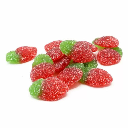 Vegan Fizzy Strawberries